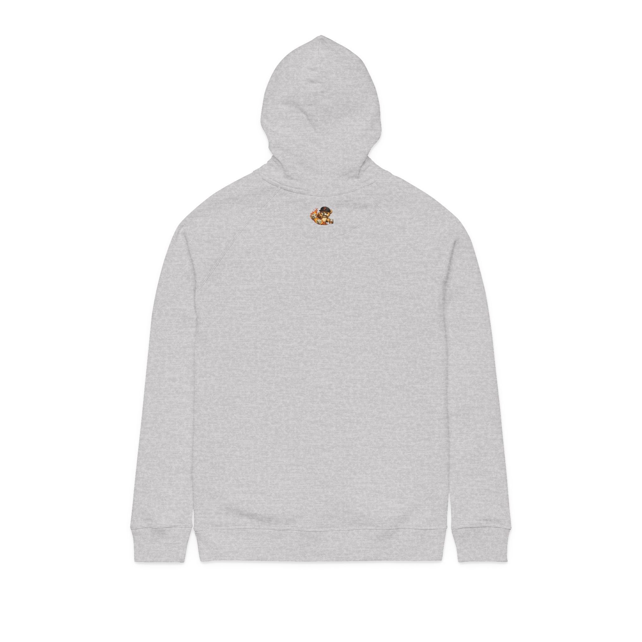 Bear with Dice & Drink Hoodie - Retro Cute Casino Vibe - LUCKY THR3ADS