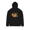 Bear with Dice & Drink Hoodie - Retro Cute Casino Vibe - LUCKY THR3ADS