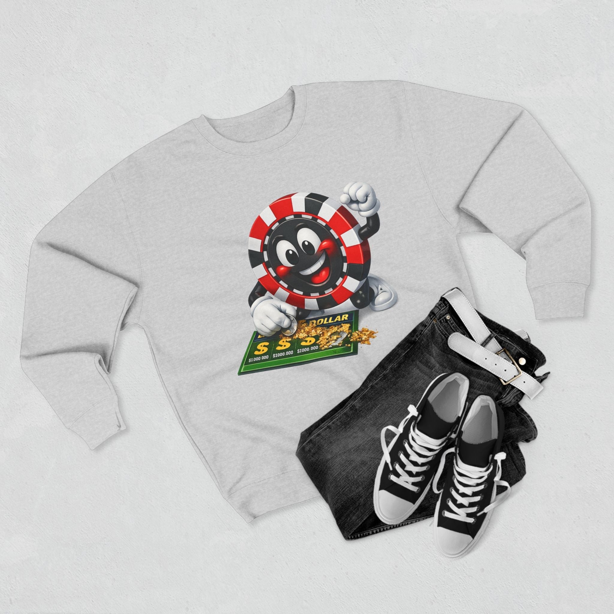 Casino Lucky Dice Crewneck Sweatshirt - LUCKY THR3ADS