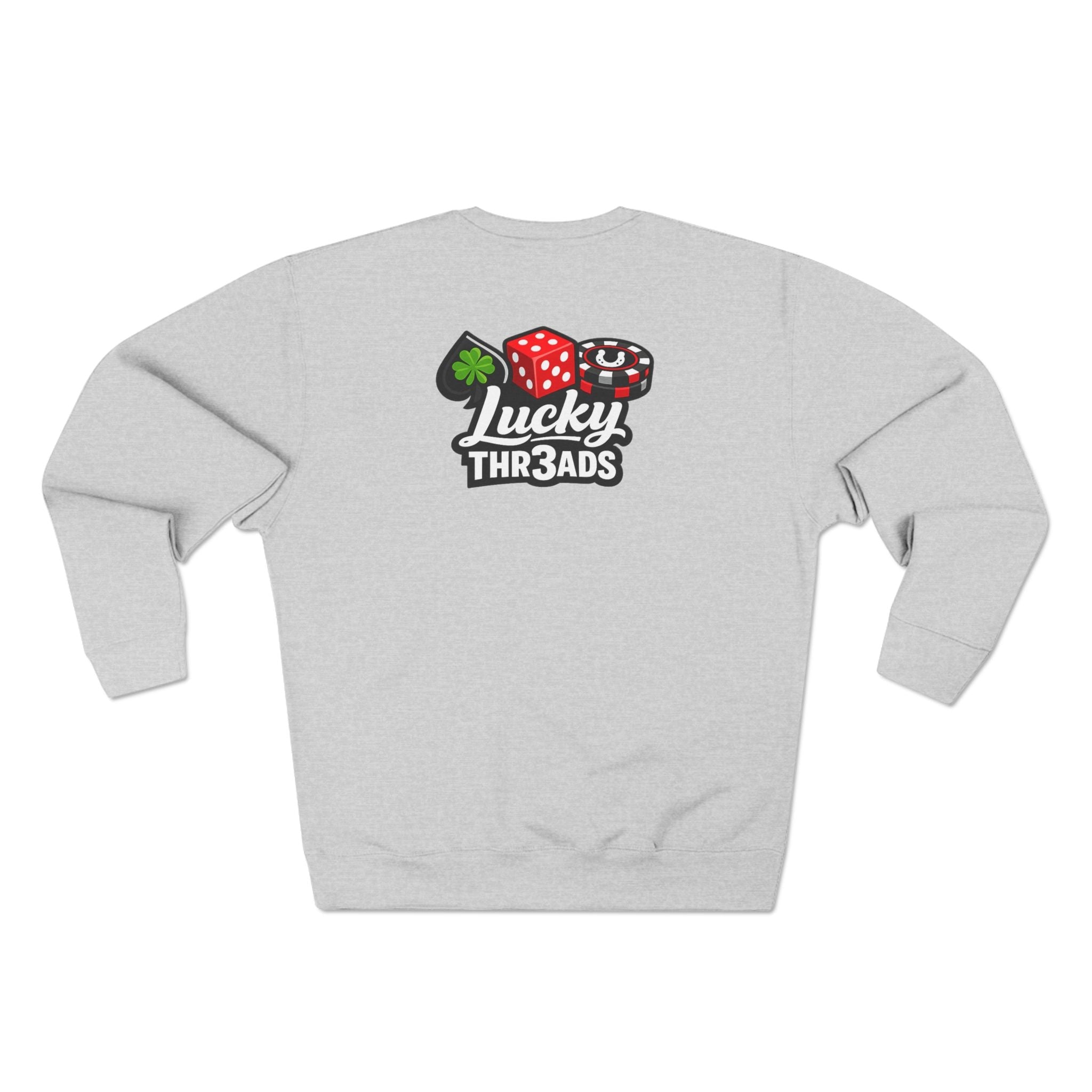 Casino Lucky Dice Crewneck Sweatshirt - LUCKY THR3ADS