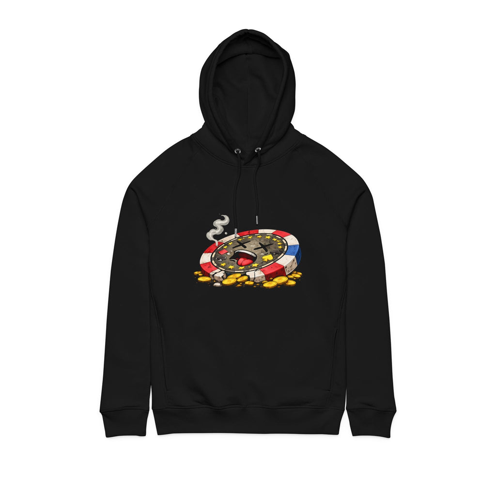 Chip Over Hoodie — Retro Gambling Graphic Sweatshirt - LUCKY THR3ADS