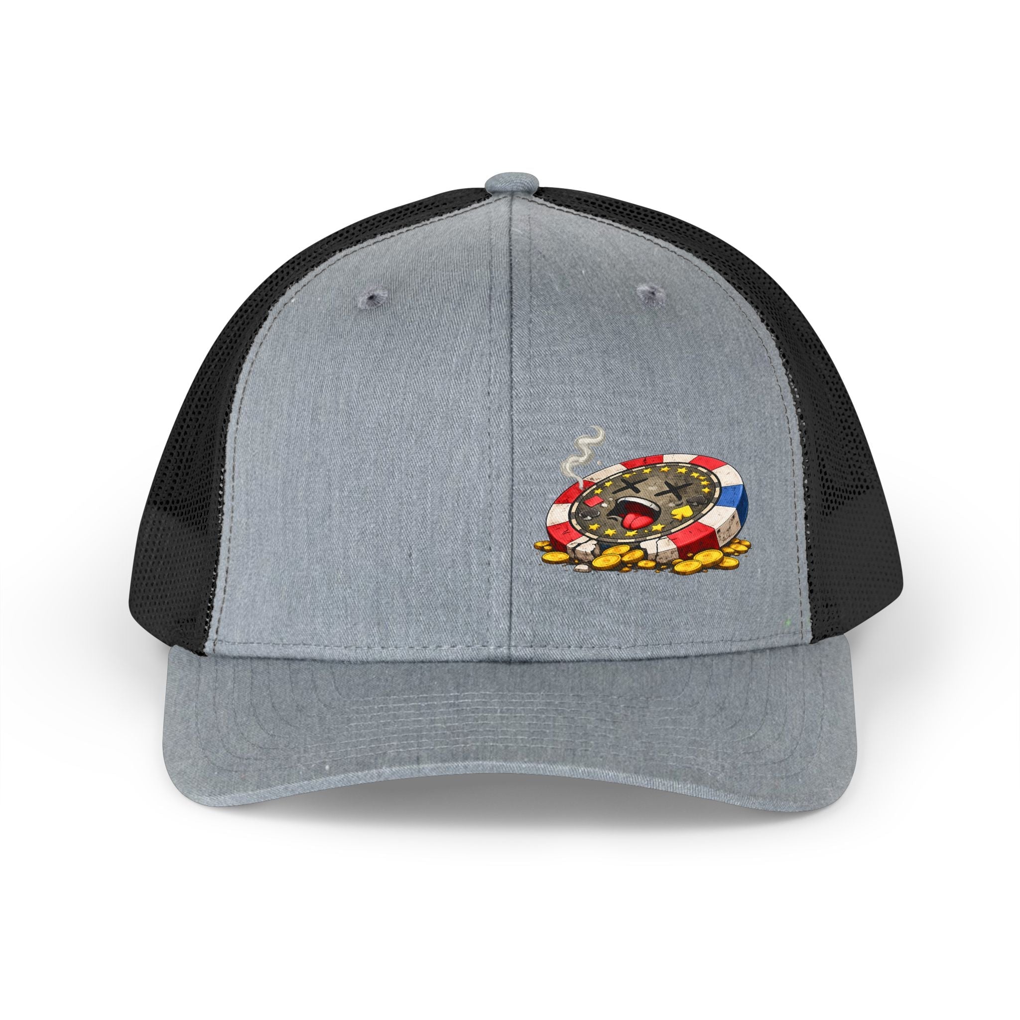 Chip Over - Trucker Retro Hat - LUCKY THR3ADS