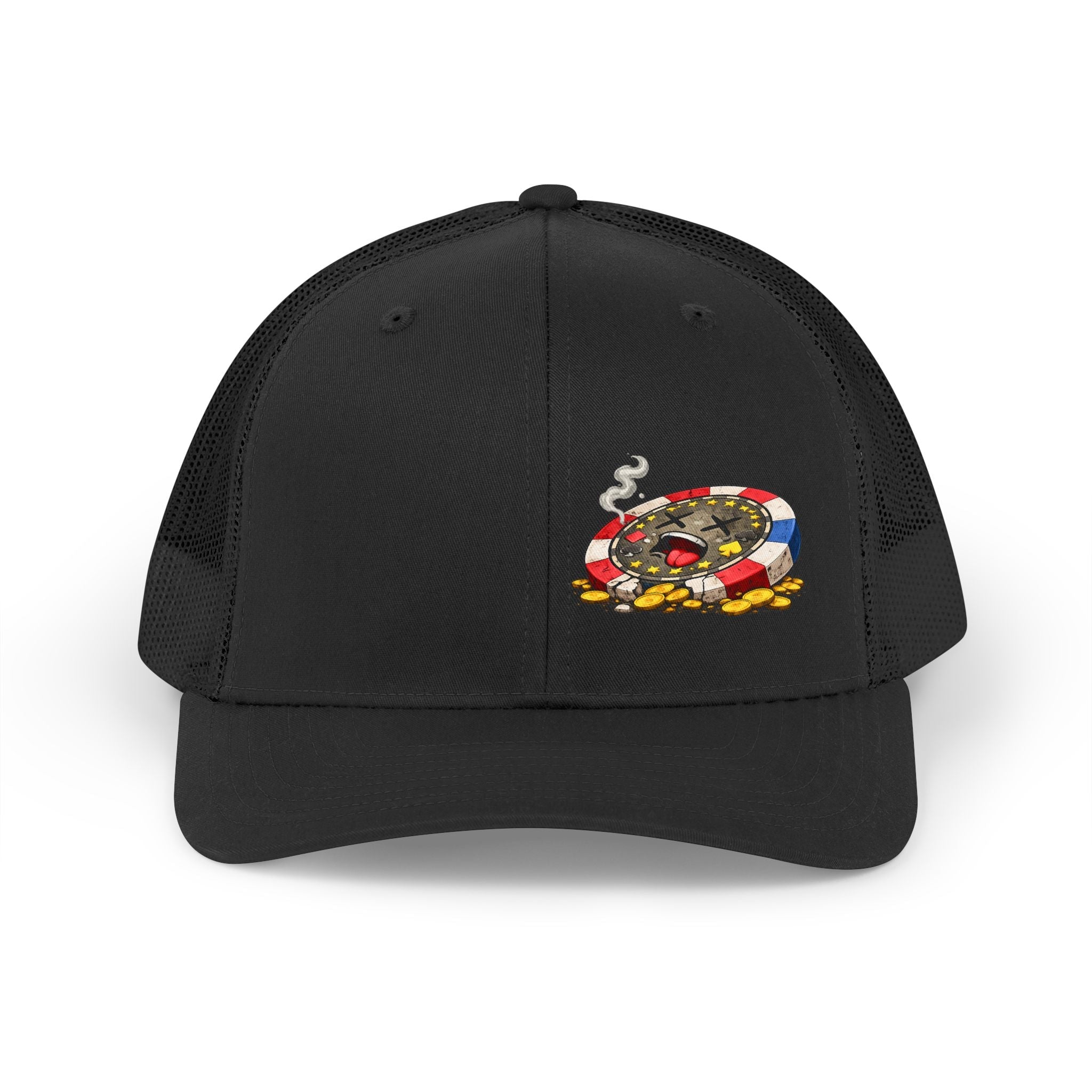 Chip Over - Trucker Retro Hat - LUCKY THR3ADS