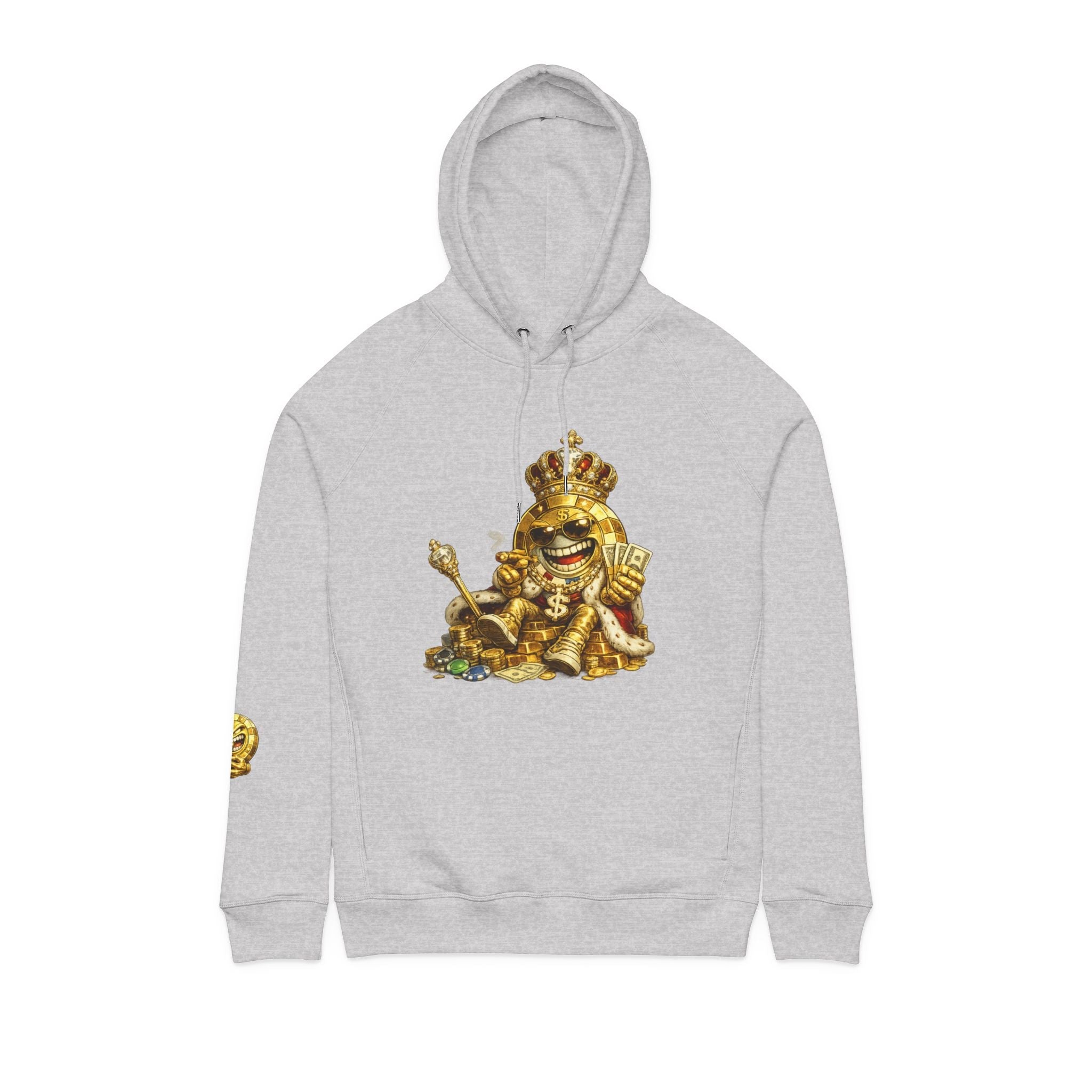 Crowned By Luck. Paid In Hustle. 💰👑 — King Golden Chip Graphic - LUCKY THR3ADS