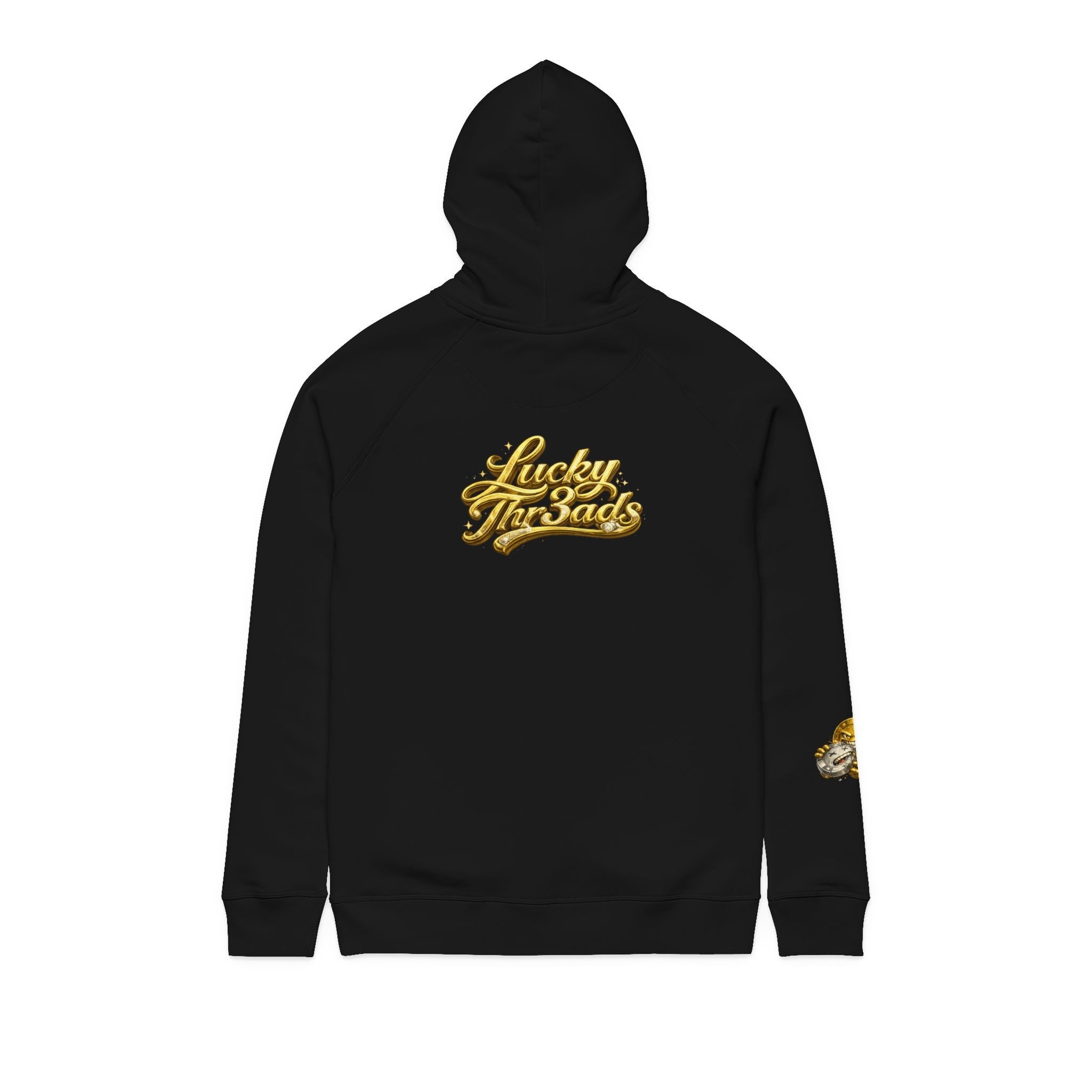 Crowned By Luck. Paid In Hustle. 💰👑 — King Golden Chip Graphic - LUCKY THR3ADS