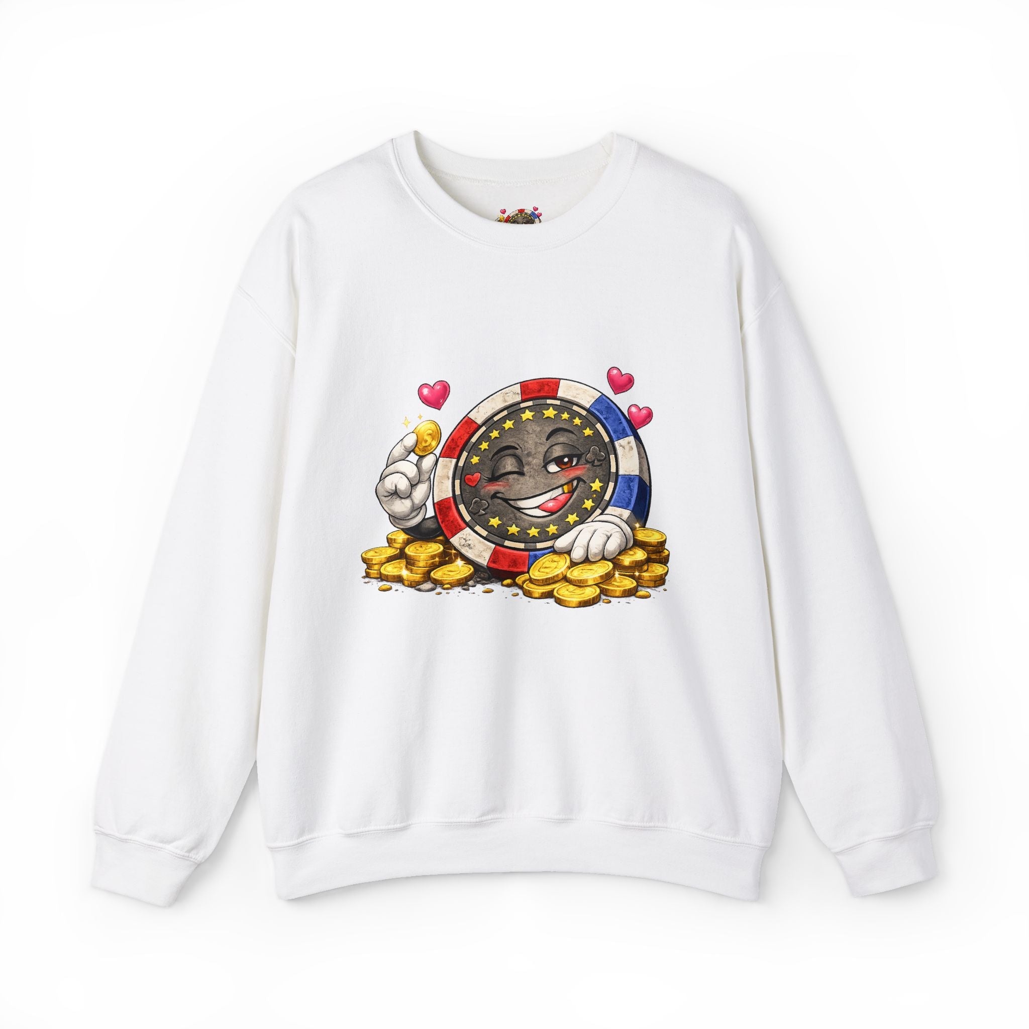 Emotional Chip Crewneck Sweatshirt - LUCKY THR3ADS