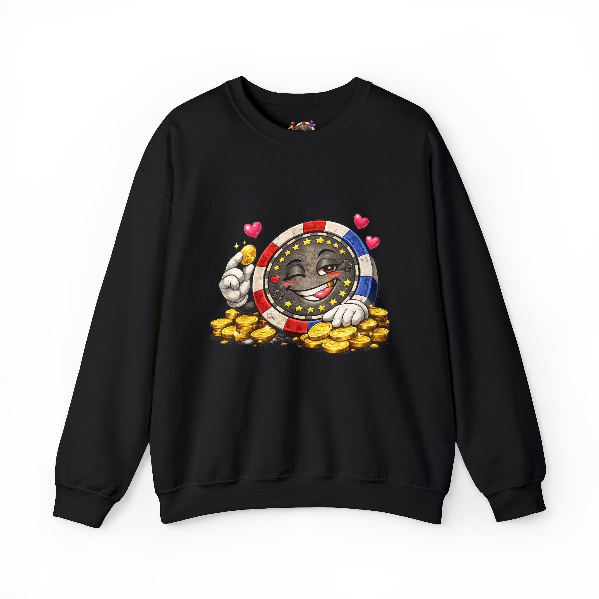 Emotional Chip Crewneck Sweatshirt - LUCKY THR3ADS