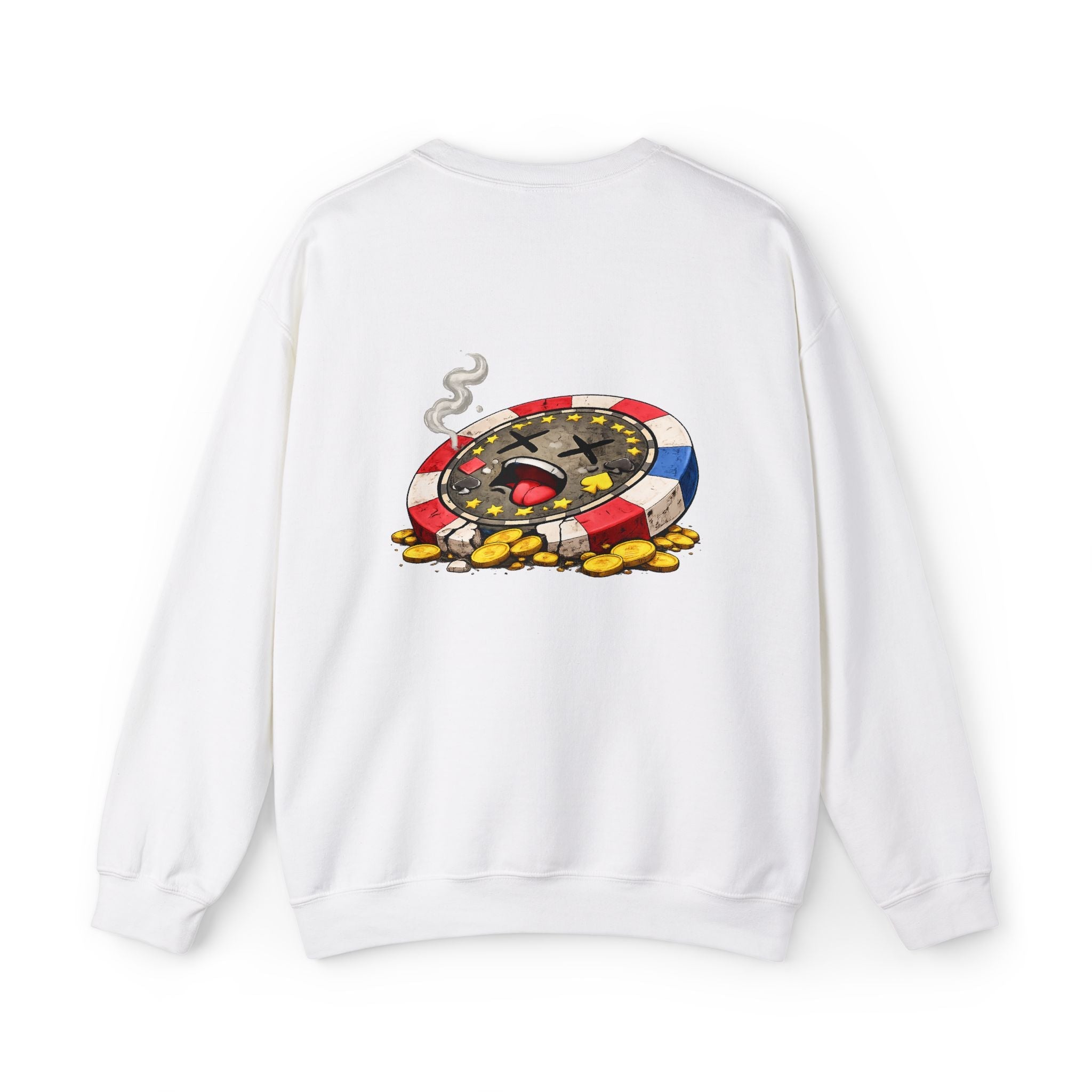 Emotional Chip Crewneck Sweatshirt - LUCKY THR3ADS