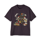 Gangster Poker chip Graphic Tee — Men's Oversized Streetwear Shirt - LUCKY THR3ADS