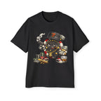 Gangster Poker chip Graphic Tee — Men's Oversized Streetwear Shirt - LUCKY THR3ADS
