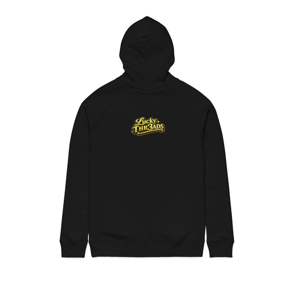 Gold Championship Ring Hoodie — 'Lucky Thr3ads' Bling Graphic Pullover - LUCKY THR3ADS