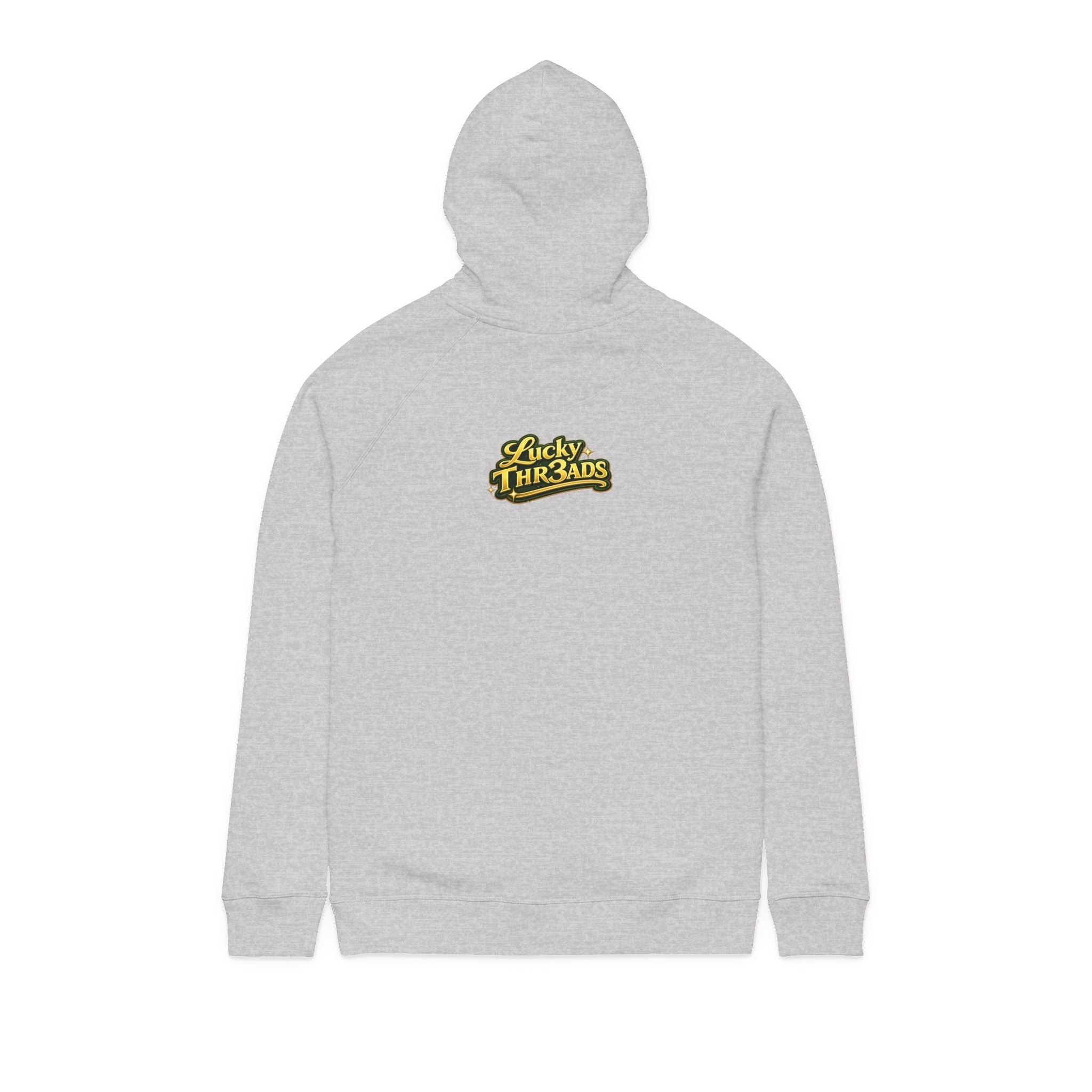 Gold Championship Ring Hoodie — 'Lucky Thr3ads' Bling Graphic Pullover - LUCKY THR3ADS