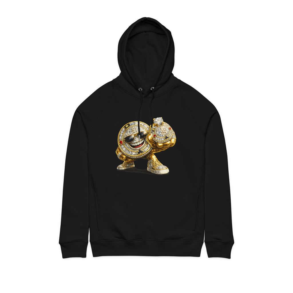 Gold Championship Ring Hoodie — 'Lucky Thr3ads' Bling Graphic Pullover - LUCKY THR3ADS