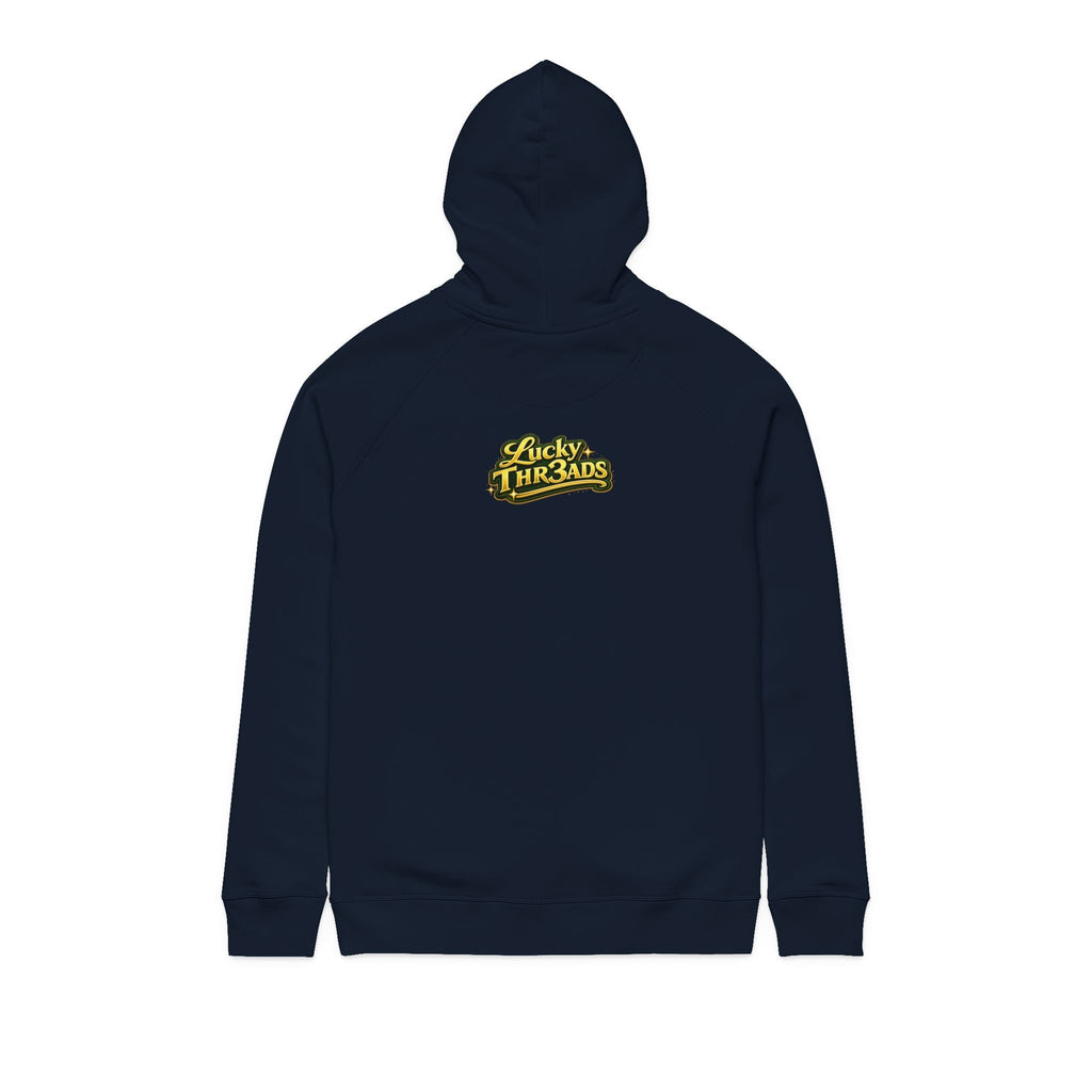 Gold Championship Ring Hoodie — 'Lucky Thr3ads' Bling Graphic Pullover - LUCKY THR3ADS